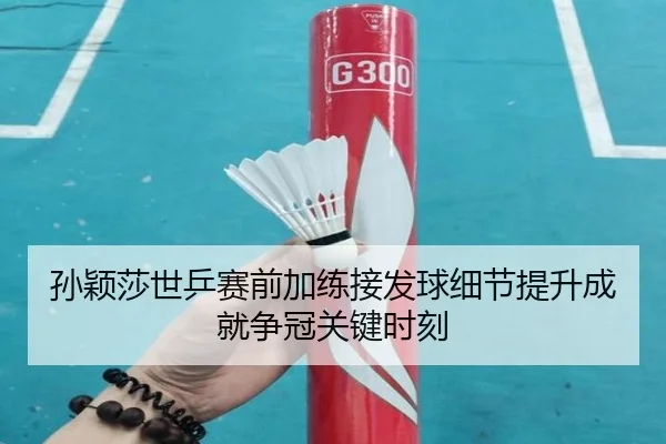 孙颖莎世乒赛前加练接发球细节提升成就争冠关键时刻