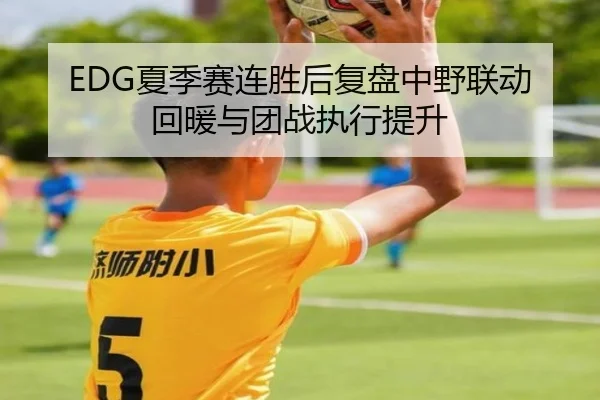 EDG夏季赛连胜后复盘中野联动回暖与团战执行提升